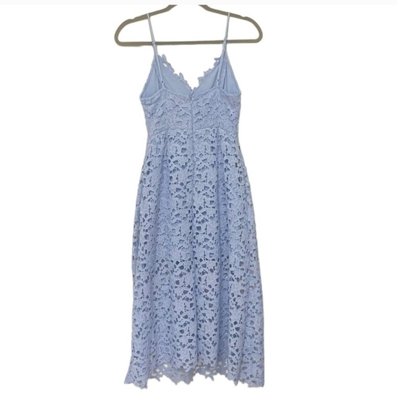 ASTR THE LABEL | Lace A-Line Midi Dress in Periwinkle, Size Small - Picture 9 of 9